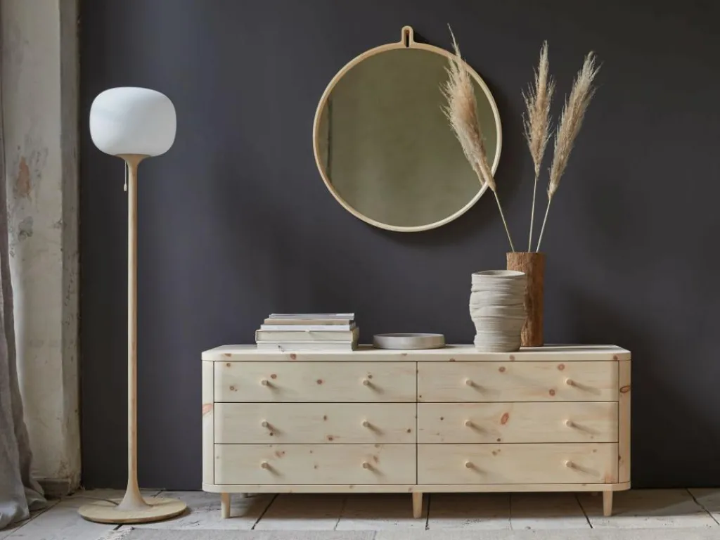 Grüne Erde Lampen & Leuchten|Lampen & Leuchten^Stehleuchte Tando inkl. Leuchtmittel, Buche