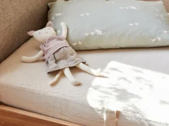 Kinder Grüne Erde Babyschlaf|Kinderschlaf^Sternenwölkchen, Baby- und Kleinkindermatratze, 70 x 140 cm, GOTS, VEGAN