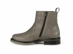 Grüne Erde Schuhe^Stiefelette aus Bio Leder, 10 stein, 38