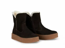 Grüne Erde Schuhe^Stiefelette mit Wollfutter, , 38