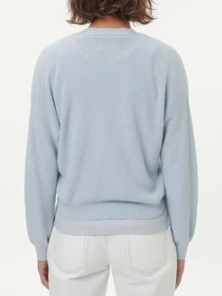 Grüne Erde Strickjacken^Strickjacke aus Bio-Baumwolle, 93 himmelblau, S, GOTS