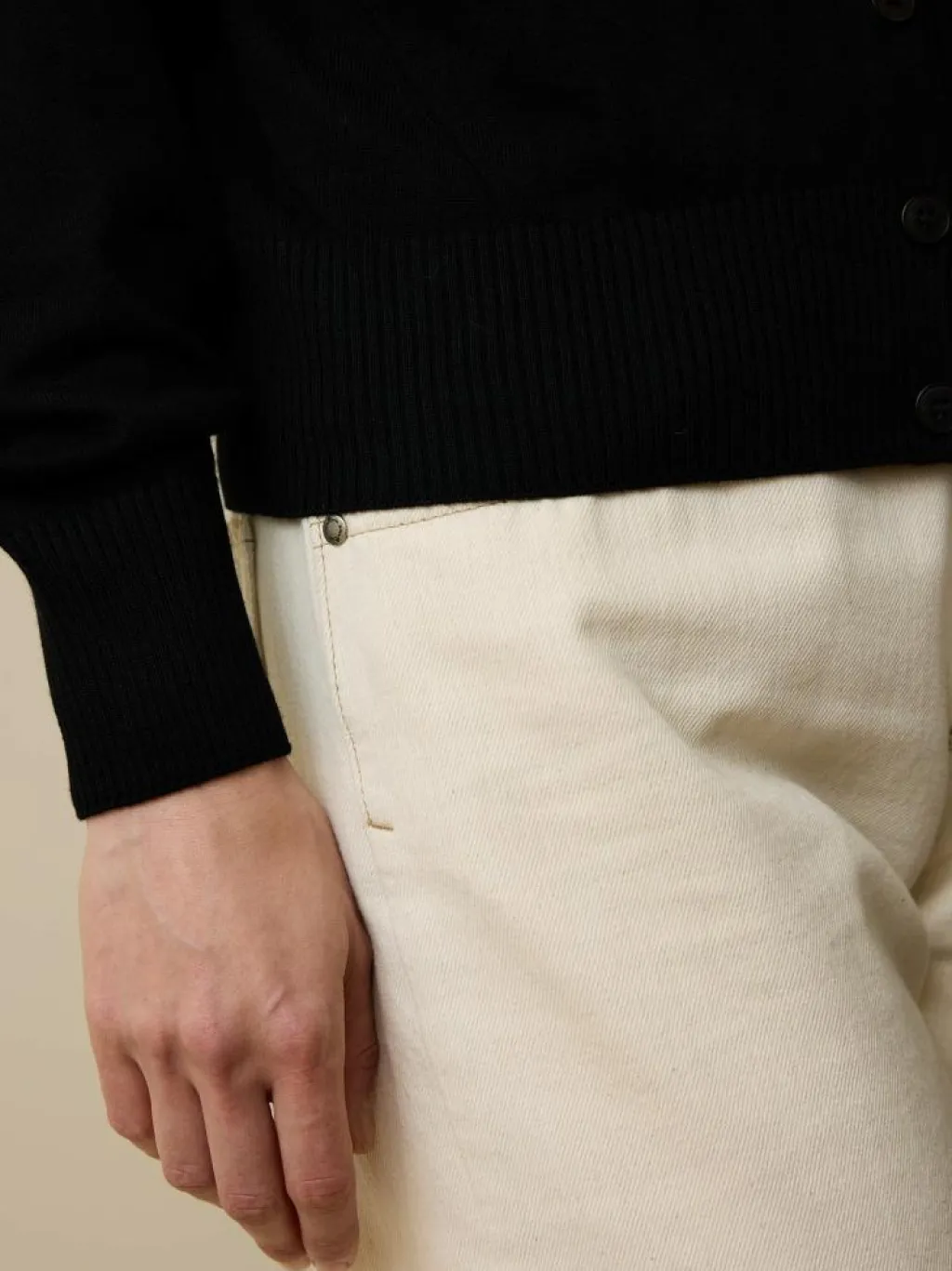 Grüne Erde Essentials|Strickjacken^Strickjacke aus Bio-Wolle, , S, GOTS