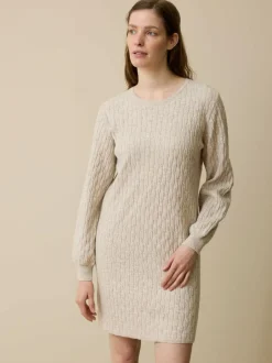 Grüne Erde Kleider & Overalls^Strickkleid aus Bio-Baumwolle und Wolle, , XL, GOTS