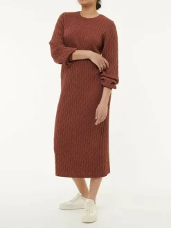 Grüne Erde Kleider & Overalls^Strickkleid aus Bio-Baumwolle und Wolle, , S, GOTS