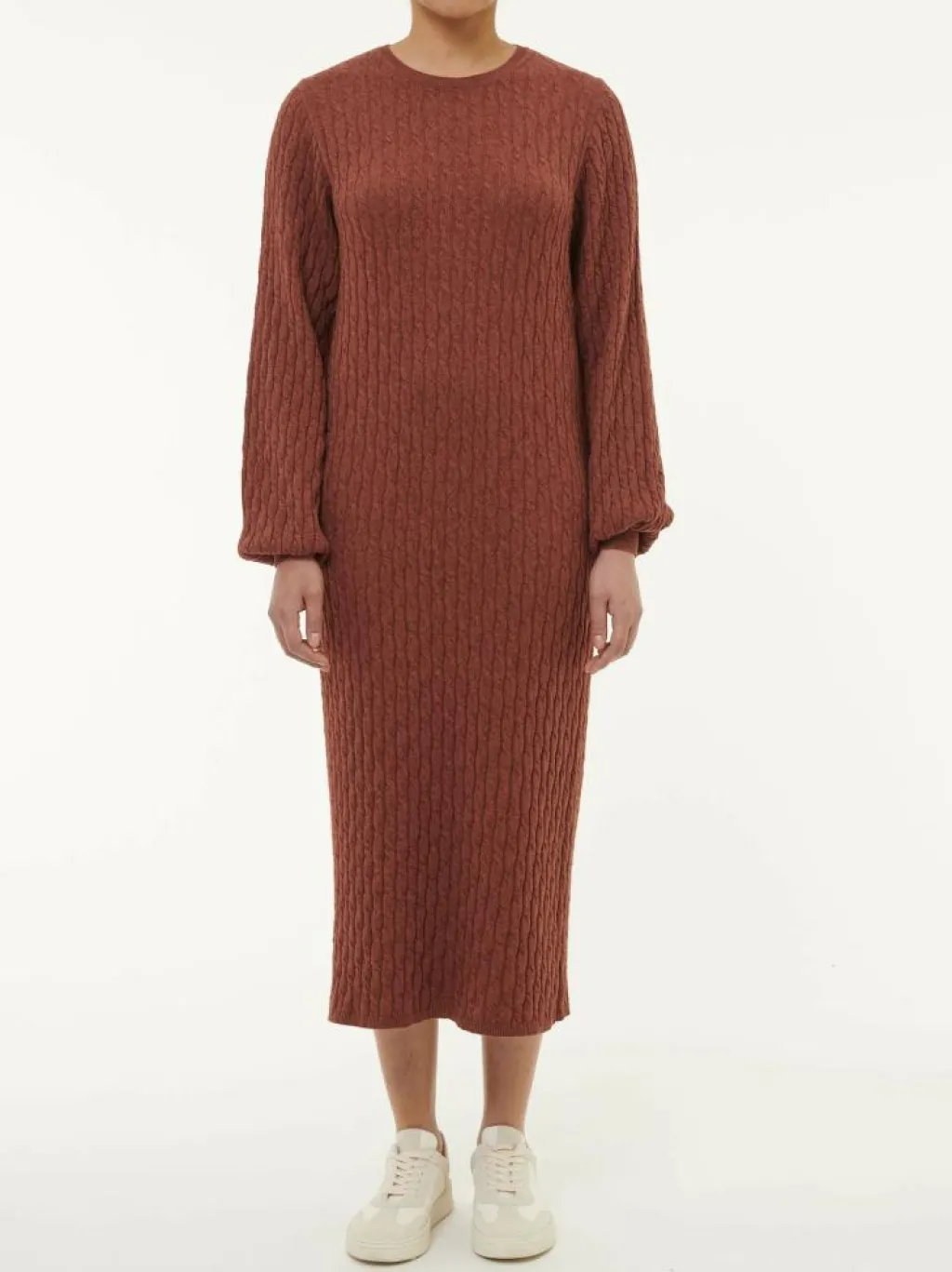 Grüne Erde Kleider & Overalls^Strickkleid aus Bio-Baumwolle und Wolle, , S, GOTS