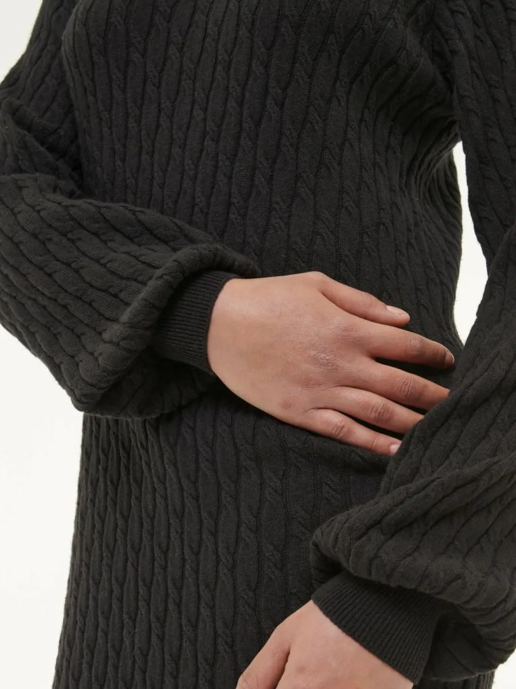 Grüne Erde Kleider & Overalls^Strickkleid aus Bio-Baumwolle und Wolle, , S, GOTS