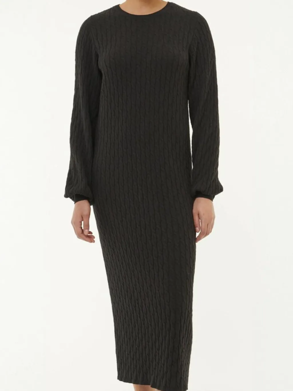 Grüne Erde Kleider & Overalls^Strickkleid aus Bio-Baumwolle und Wolle, , S, GOTS