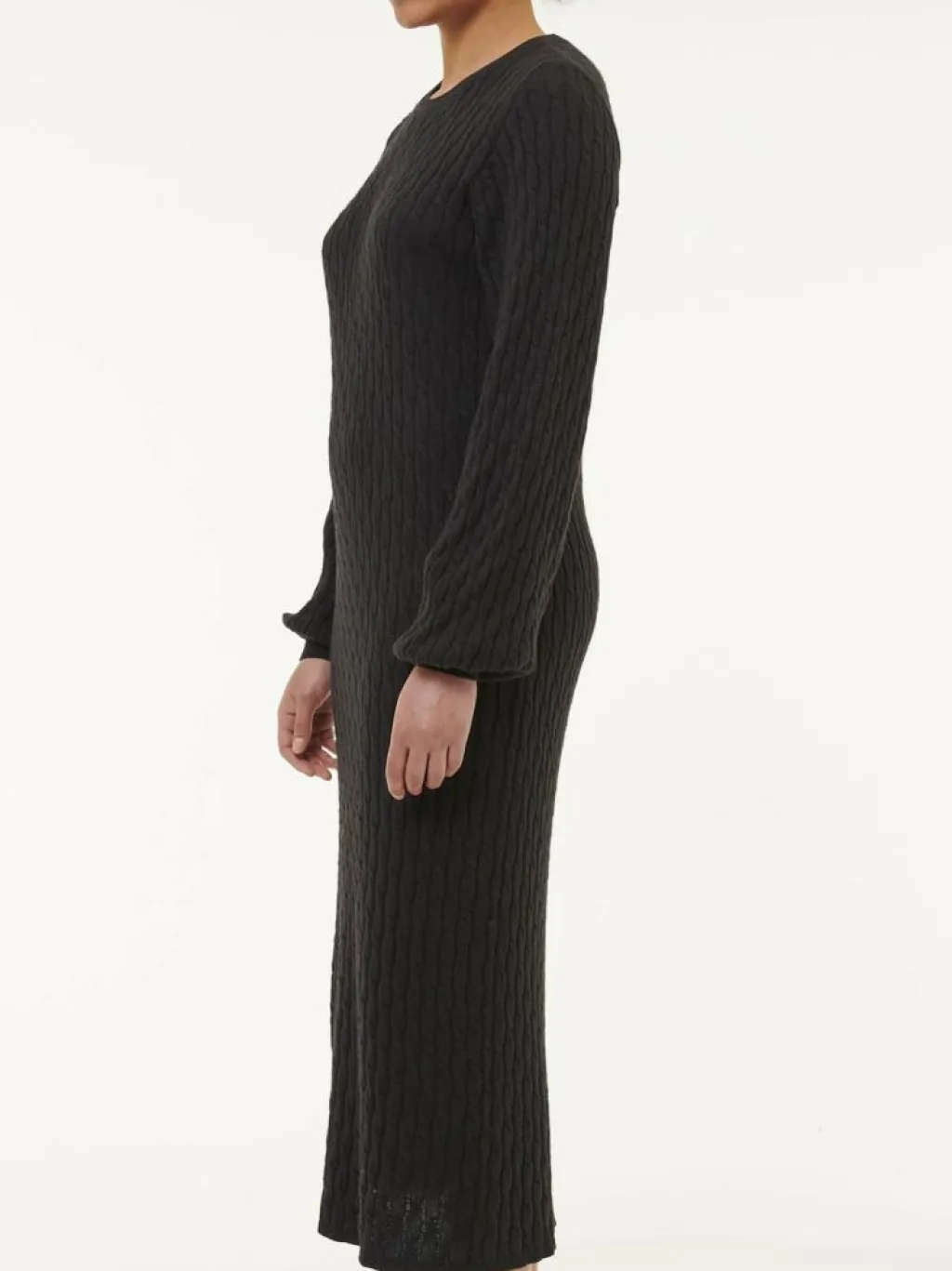 Grüne Erde Kleider & Overalls^Strickkleid aus Bio-Baumwolle und Wolle, , S, GOTS