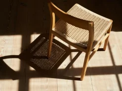 Grüne Erde Stühle & Bänke^Stuhl Karim, mit handgeflochtener Sitzfläche,