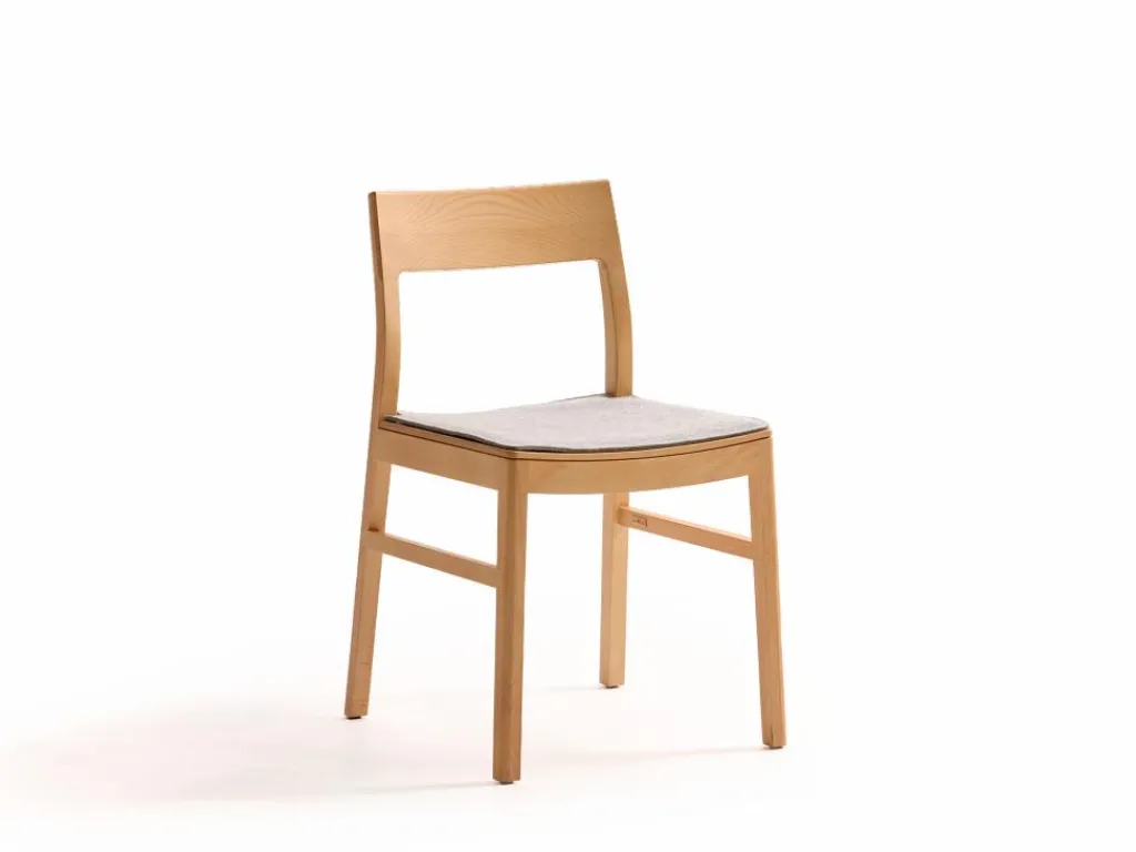 Grüne Erde Stühle & Bänke^Stuhl Karim, mit Holz-Sitzfläche,