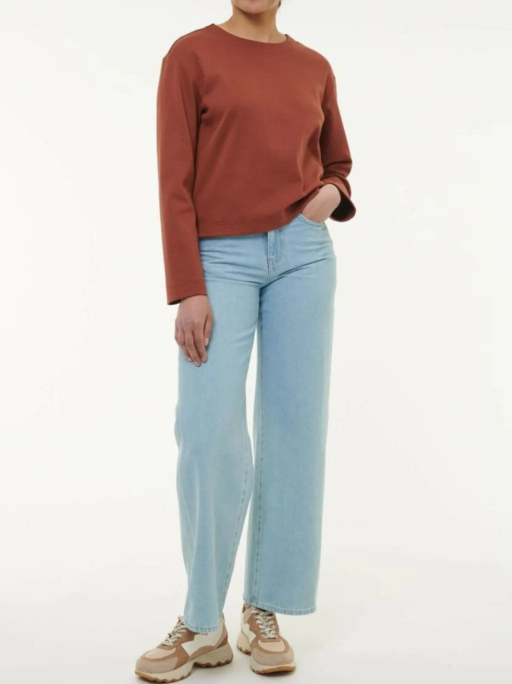 Grüne Erde Shirts|Yoga & Loungewear^Sweatshirt aus Bio Baumwolle, , 38, GOTS