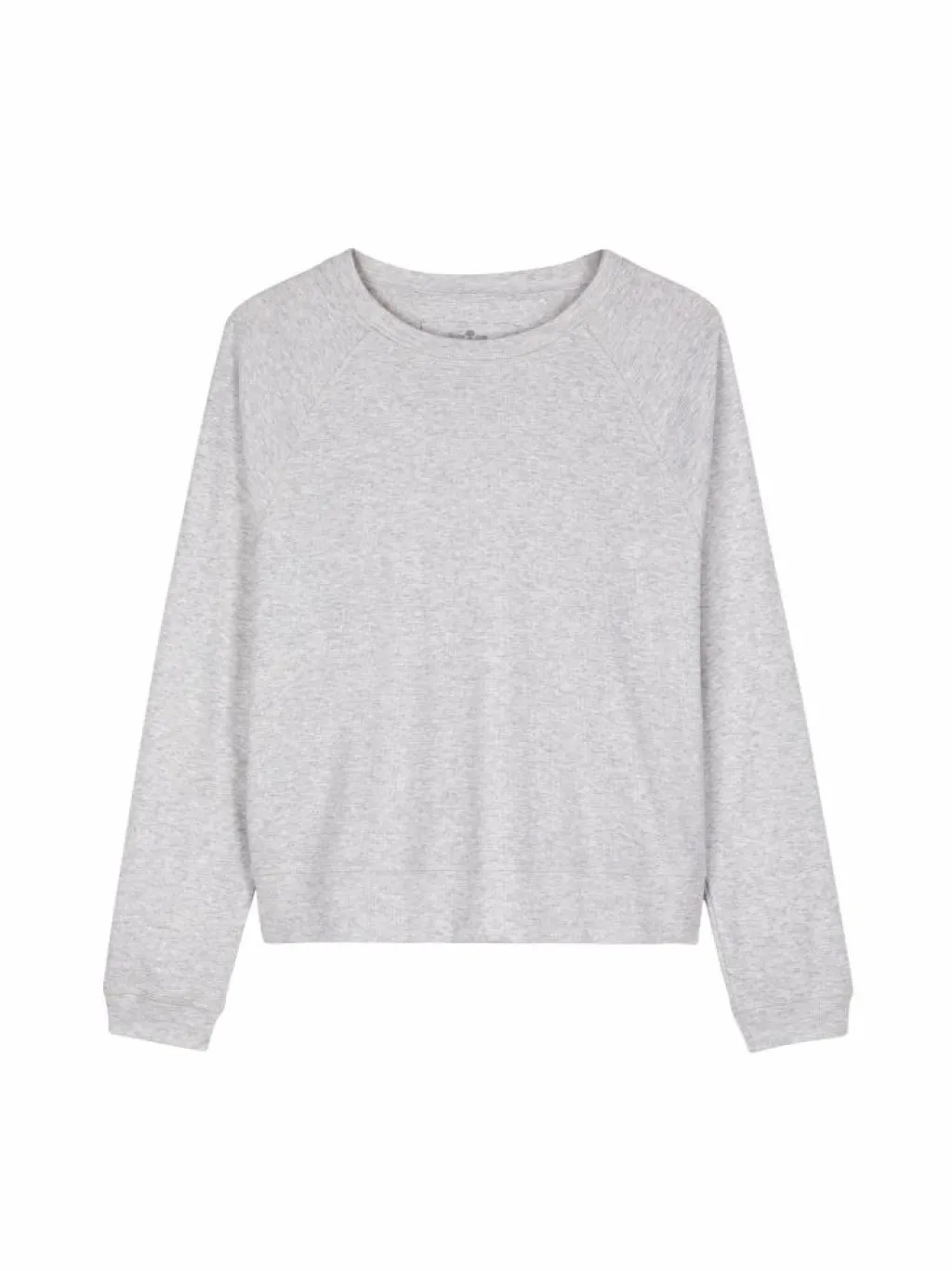 Grüne Erde Shirts|Yoga & Loungewear^Sweatshirt aus Bio Baumwolle, 04 grau melange, S