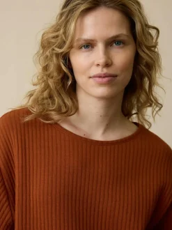 Grüne Erde Shirts^Sweatshirt aus Bio-Baumwolle, 22 kastanie, XL, GOTS