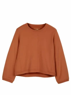 Grüne Erde Shirts^Sweatshirt aus Bio-Baumwolle, 61 sienna, 38, GOTS