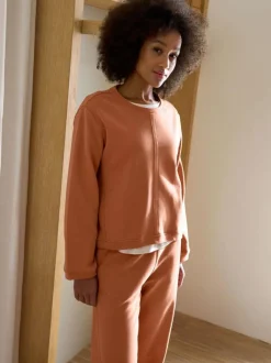 Grüne Erde Shirts^Sweatshirt aus Bio-Baumwolle, 61 sienna, 38, GOTS