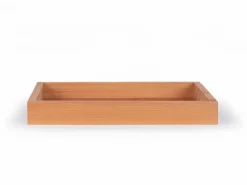 Grüne Erde Küchenaccessoires|Wohndekoration^Tablett aus Buchenholz, 32 x 26 x 4 cm