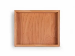 Grüne Erde Küchenaccessoires|Wohndekoration^Tablett aus Buchenholz, 32 x 26 x 4 cm