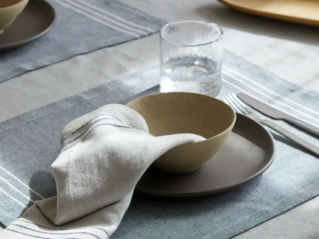 Grüne Erde Küchentextilien|Küchentextilien^Tischdecke EMMA, , 135 x 250 cm, 50 % Baumwolle/50 % Leinen, GOTS