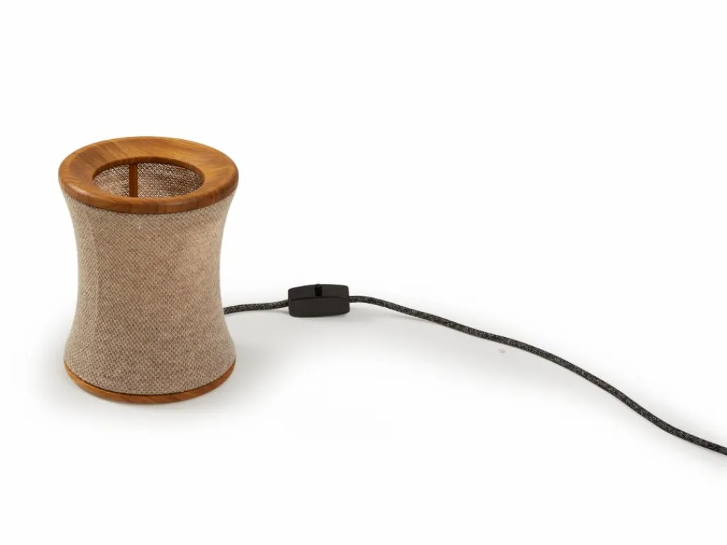 Grüne Erde Lampen & Leuchten|Lampen & Leuchten^Tischleuchte Malla inkl. Leuchtmittel, Schirm 100% Schafschurwolle, 3D Strick Sand,