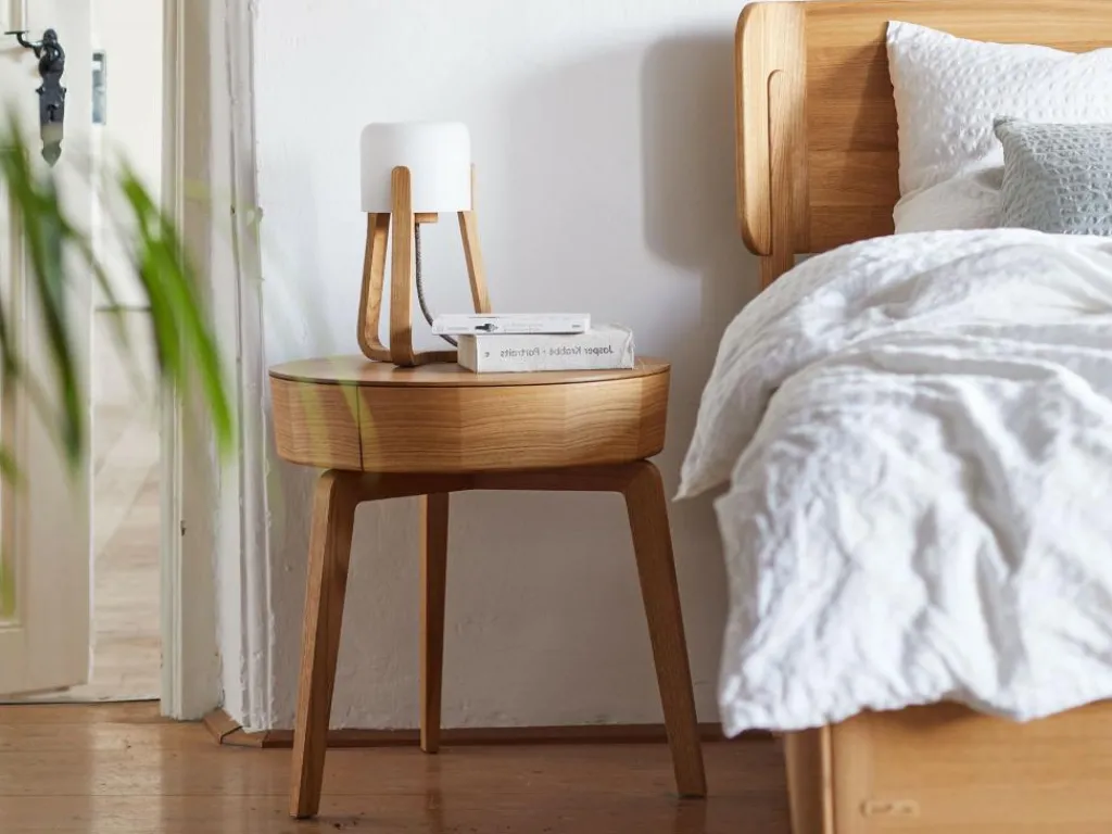 Grüne Erde Lampen & Leuchten|Lampen & Leuchten^Tischleuchte Torasu, Höhe 30 cm, Ø 14 cm, Eiche, inkl. Leuchtmittel