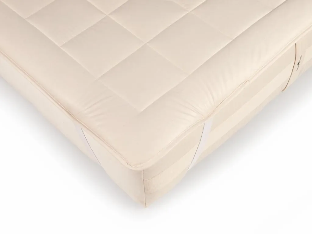 Grüne Erde Auflagen, Unterbetten & Topper^Unterbett Schafschurwolle, 90 x 200 cm, 500 g/m2, GOTS, NATURTEXTIL BEST