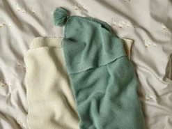 Kinder Grüne Erde Kuscheldecken Und Wärmekissen^Wickel- und Puckdecke Lola, natur, 80 x 95 cm, 100 % Schurwolle (Merino), Schurwolle kbT