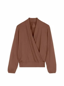 Grüne Erde Shirts|Yoga & Loungewear^Wickelshirt aus Bio Baumwolle, , S, GOTS