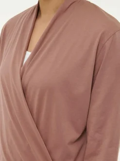 Grüne Erde Shirts|Yoga & Loungewear^Wickelshirt aus Bio Baumwolle, , S, GOTS