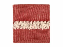 Grüne Erde Wohndecken^Wohndecke Mavie, blutorange, 130 x 200 cm, 100 % Schurwolle (Lamm), eco-wool