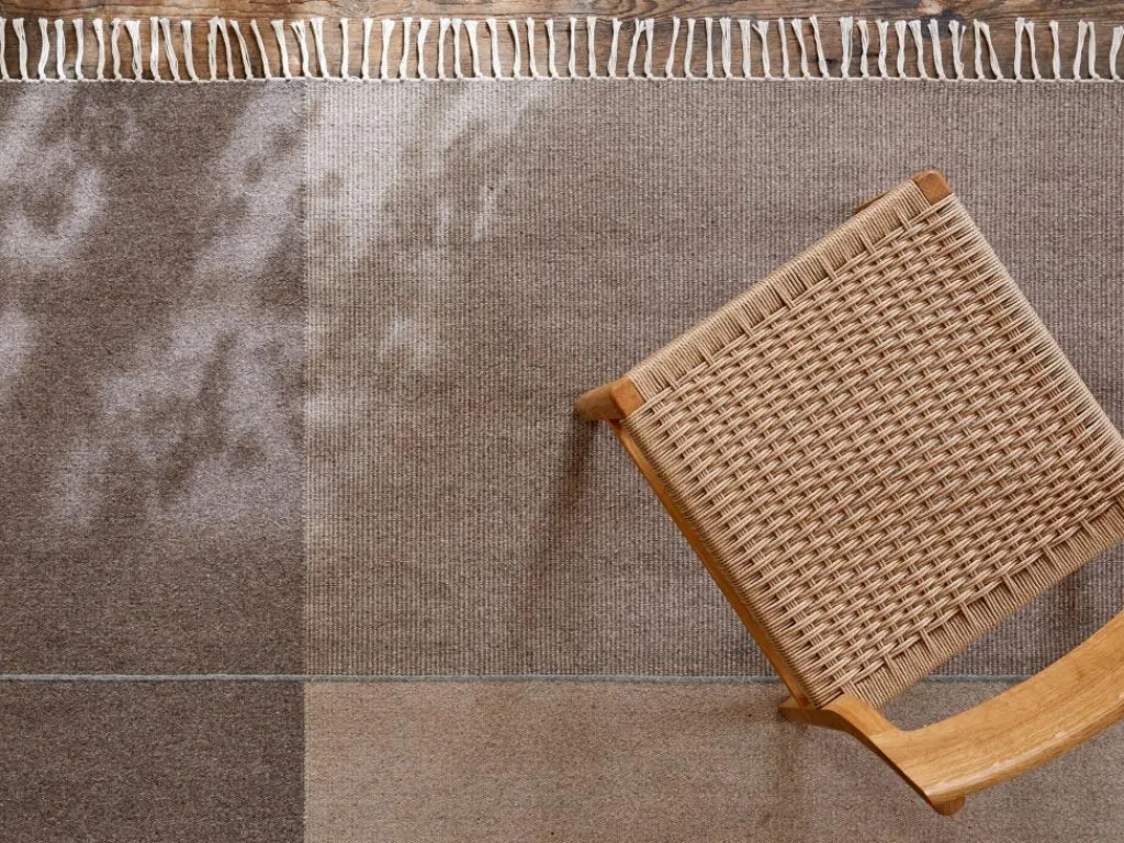 Grüne Erde Teppiche|Teppiche^Wollteppich Kelim Mata, , 70 x 140 cm