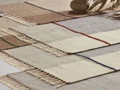 Grüne Erde Teppiche|Teppiche^Wollteppich Kelim Mata, , 70 x 140 cm