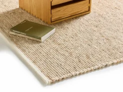 Grüne Erde Teppiche|Teppiche^Wollteppich Linio Pur, , 70 x 140 cm