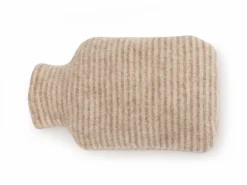 Grüne Erde Zier- & Wärmekissen|Geschenke-Guide^Wärmflaschenbezug Helen, beige, natur, 2 L, 100 % Schurwolle (Schaf)