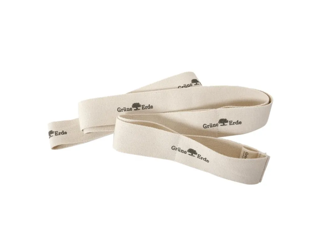 Grüne Erde Geschenke-Guide|Yogamatten & Yogazubehör^Yoga-Gurt mit Schlaufen, 100 % Baumwolle, Baumwolle kbA