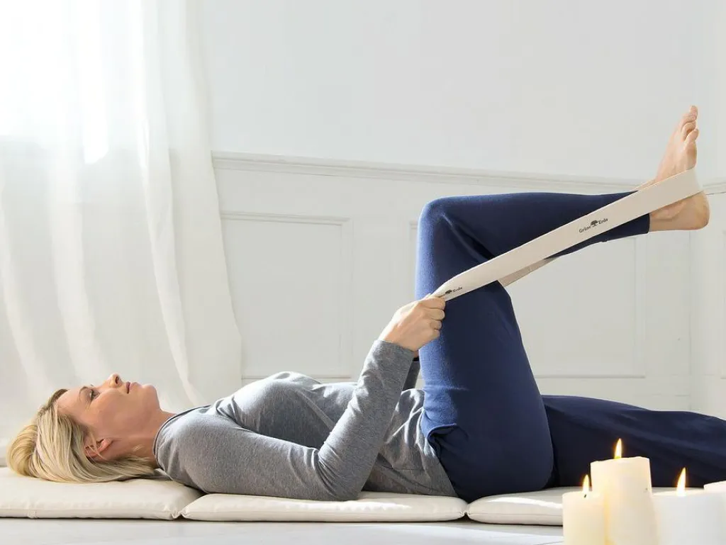 Grüne Erde Geschenke-Guide|Yogamatten & Yogazubehör^Yoga-Gurt mit Schlaufen, 100 % Baumwolle, Baumwolle kbA