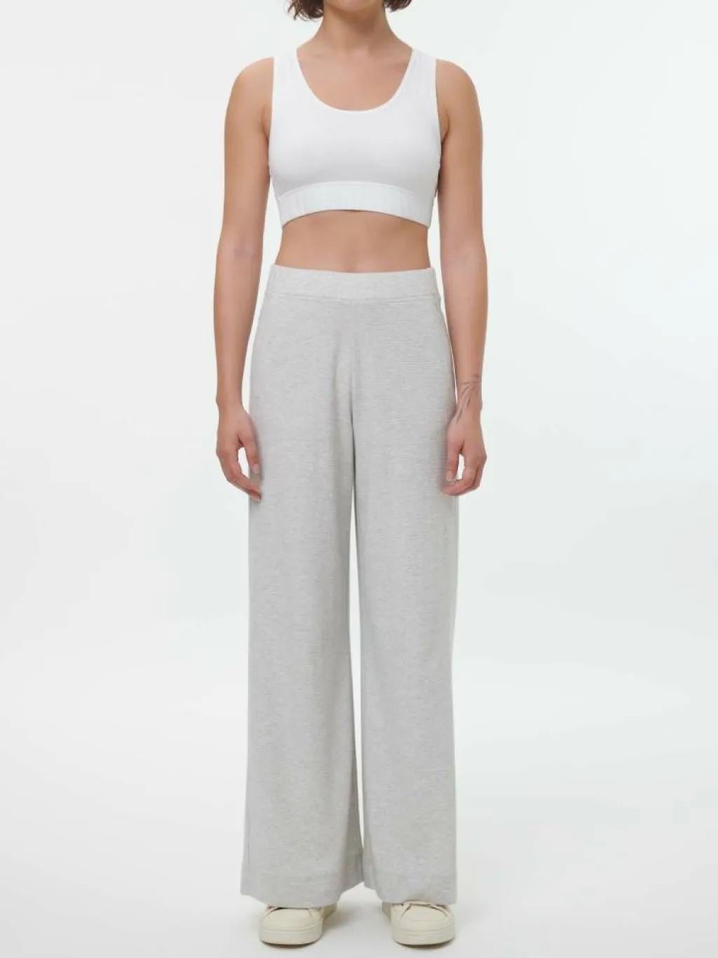 Grüne Erde Hosen, Jeans & Röcke^Yogahose aus Bio Baumwolle, 04 grau melange, M, GOTS