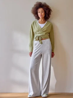 Grüne Erde Hosen, Jeans & Röcke^Yogahose aus Bio Baumwolle, 04 grau melange, M, GOTS