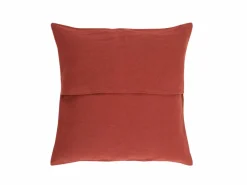 Grüne Erde Zier- & Wärmekissen^Zierkissenbezug ARIANA, granatapfel, 50 x 50 cm, 60% Baumwolle/40% Leinen, GOTS