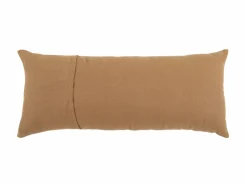 Grüne Erde Zier- & Wärmekissen^Zierkissenbezug ARIANA, nougat, 35 x 80 cm, 60% Baumwolle/40% Leinen, GOTS