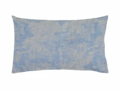 Grüne Erde Zier- & Wärmekissen^Zierkissenbezug CLEO, saphier, 30 x 50 cm, 70 % Baumwolle/30 % Hanf, GOTS