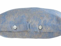 Grüne Erde Zier- & Wärmekissen^Zierkissenbezug CLEO, saphier, 30 x 50 cm, 70 % Baumwolle/30 % Hanf, GOTS