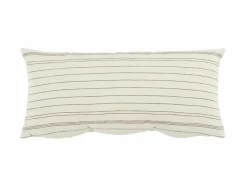 Grüne Erde Zier- & Wärmekissen^Zierkissenbezug DAFNE, , 35 x 80 cm, 50% Baumwolle/50% Leinen, GOTS