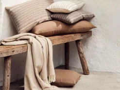 Grüne Erde Zier- & Wärmekissen^Zierkissenbezug DAFNE, , 35 x 80 cm, 50% Baumwolle/50% Leinen, GOTS