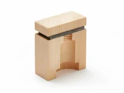 Grüne Erde Einschlafhilfen|Raumdüfte^Zirbenduftspender mit Filz und Holzgewinde für Zirbenöl, 7 cm x 7 cm x 8,5 cm